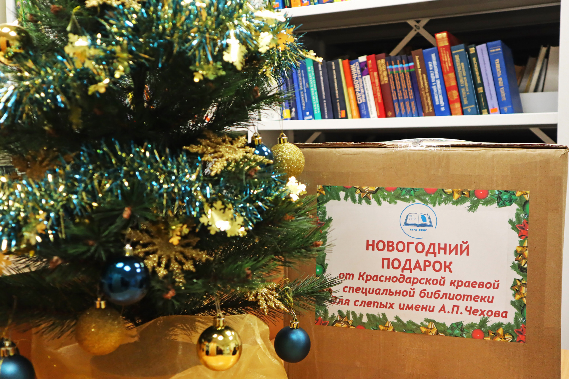 «Чеховка» передала новогодний подарок читателям из Херсонской области